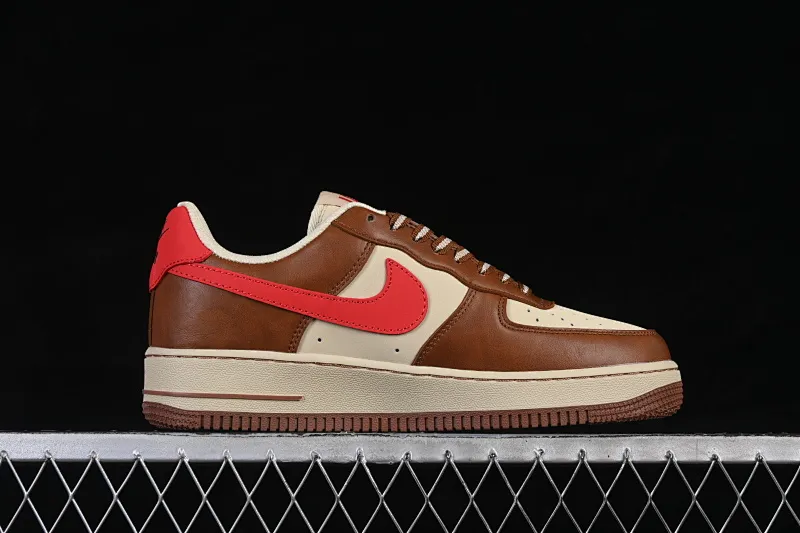 All Categories Nk Air Force 1 Air Force Series Nk Air Force 1 Low Air Force Low Nike Air Force 1'07 Low Valentine's Day Limited Brown Red Heart Air Force One Low Casual Shoes NH0601-538